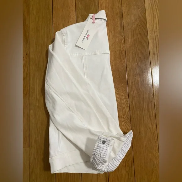 Vineyard Vines Girl’s White Jean Jacket